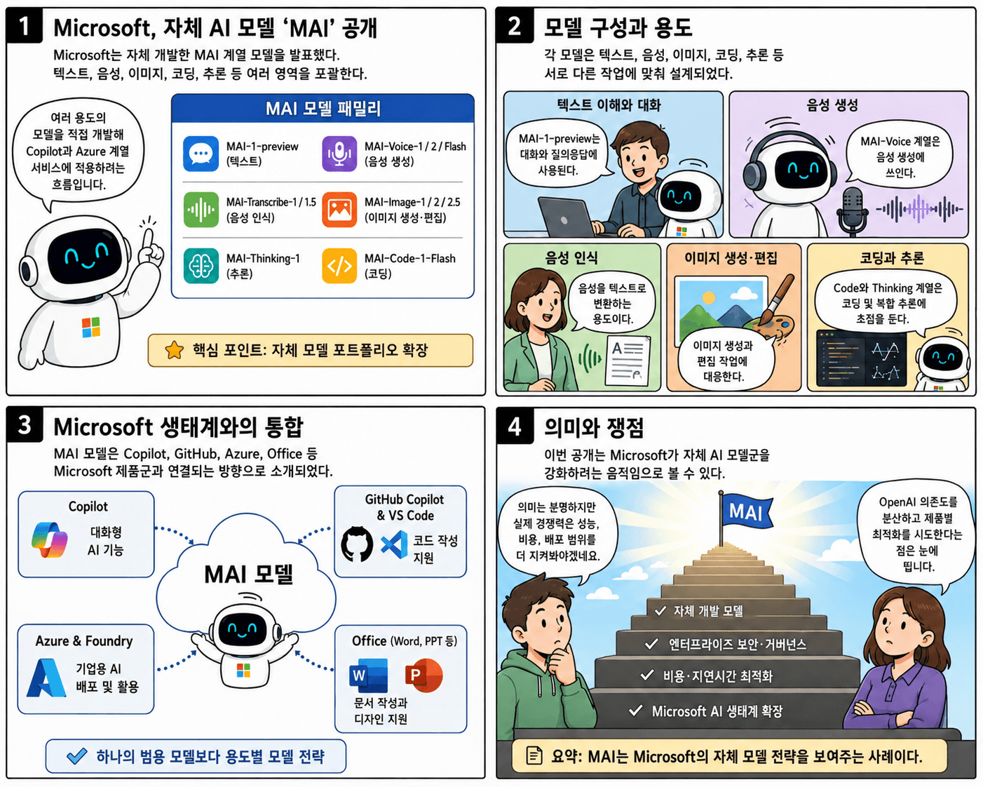 Microsoft, 독자 AI 모델 ‘MAI’ 발표