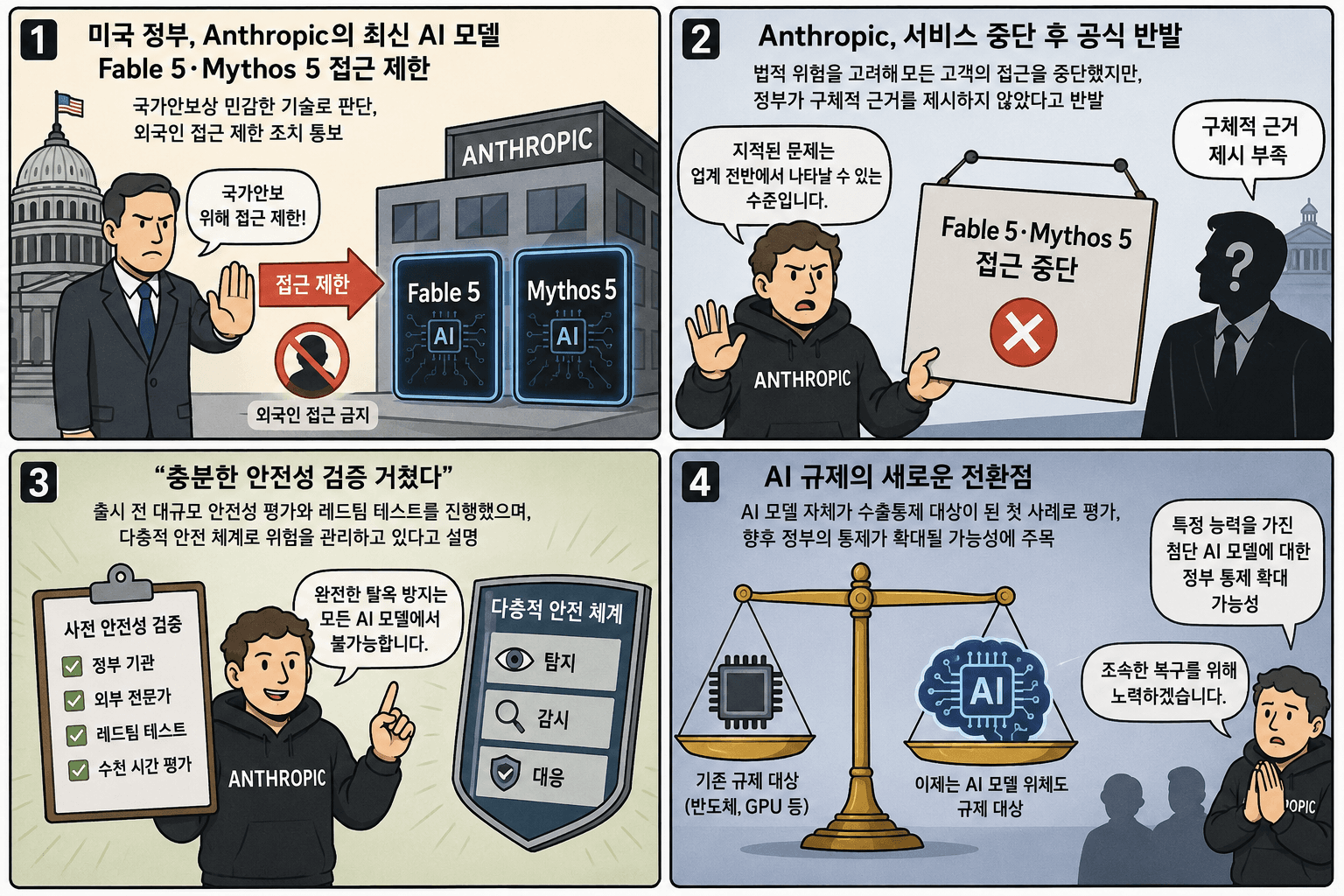 AI 모델도 수출통제 대상 되나…미국 정부와 Anthropic 충돌